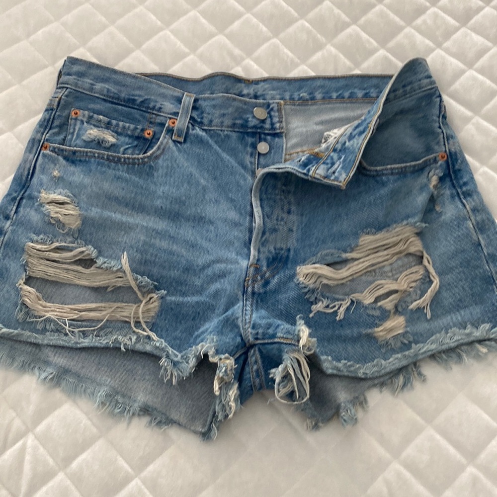 Levi’s 501 Button Fly Cutoffs - image 1